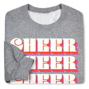 Cheerleading Crewneck Sweatshirt - Retro Cheer