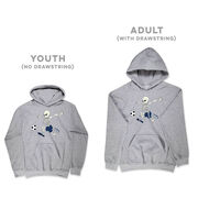 Soccer Hooded Sweatshirt - Skeleton Striker