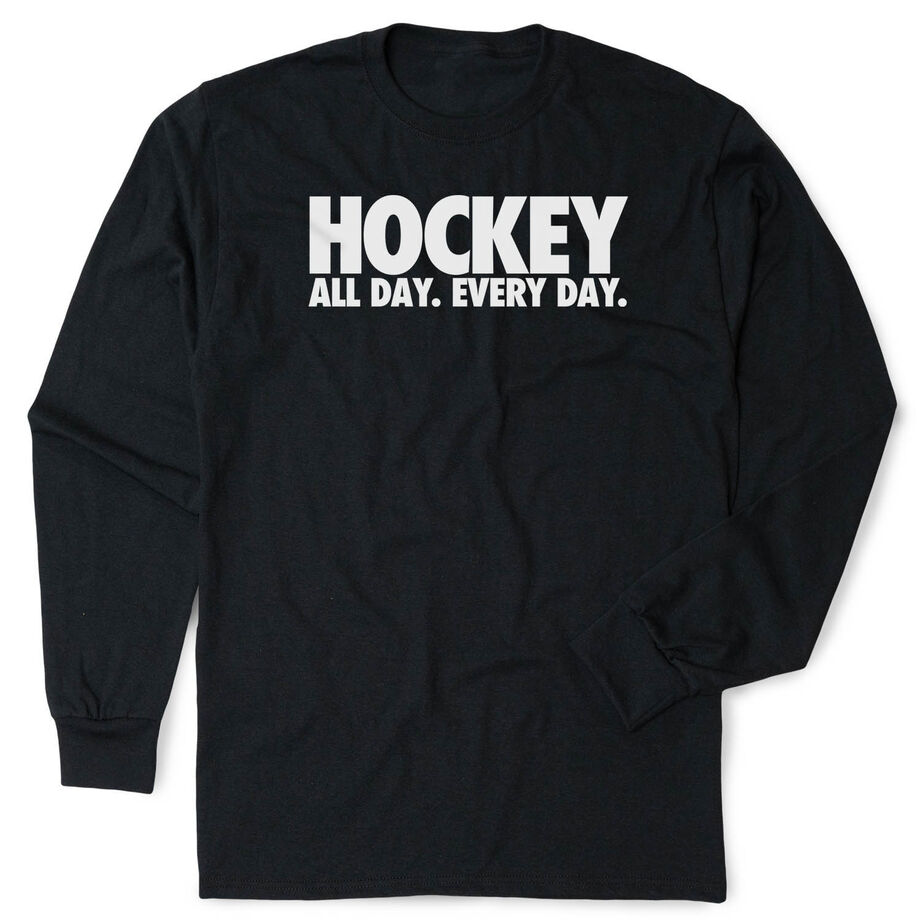 Hockey Tshirt Long Sleeve - All Day Every Day