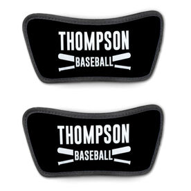 Baseball Repwell&reg; Sandal Straps - Personalized Team Name with Bats