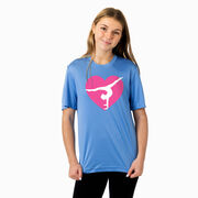 Gymnastics Short Sleeve Performance Tee - Gymnast Heart