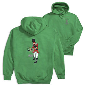 Baseball Hooded Sweatshirt - Cracking Dingers (Back Design)