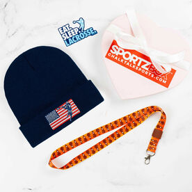 Guys Lacrosse Heart SportzBox - Crossed Sticks