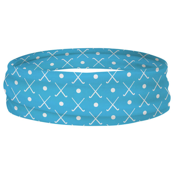 Field Hockey Multifunctional Headwear - Crossed Sticks and Ball Pattern RokBAND
