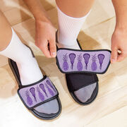 Girls Lacrosse Repwell&reg; Slide Sandals - Pineapples