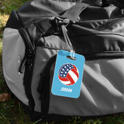 Volleyball Bag/Luggage Tag - American Flag Ball