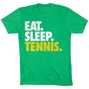 Tennis T-Shirt Short Sleeve Eat. Sleep. Tennis.