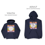 Volleyball Hooded Sweatshirt - Bump, Set, Spike