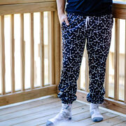 Hockey Lounge Pants -  Sticks and Pucks