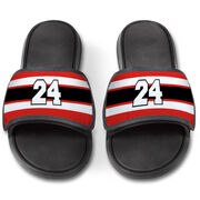 Hockey Repwell&reg; Slide Sandals - Number Stripes
