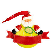 Tennis Ornament - Tennis Player Santa