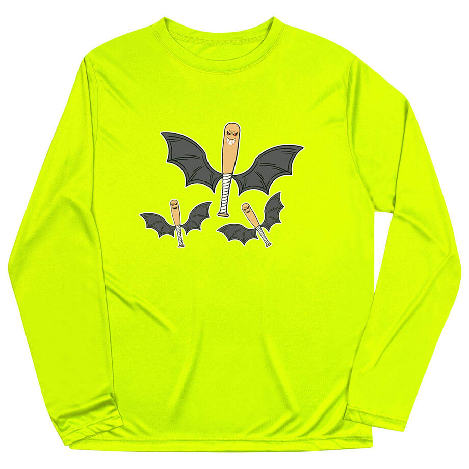 Baseball Long Sleeve Performance Tee - It's Bats