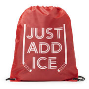 Hockey Drawstring Backpack - Just Add Ice™