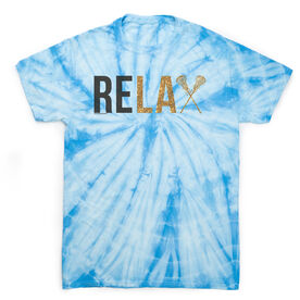 Girls Lacrosse Short Sleeve T-Shirt - Relax Tie Dye