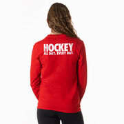 Hockey Tshirt Long Sleeve - All Day Every Day (Back Design)
