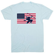 Hockey T-Shirt Short Sleeve - Patriotic Hockey