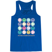 Soccer Flowy Racerback Tank Top - Soccer Makes Me Happy