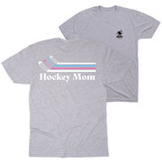 Hockey Short Sleeve T-Shirt - Hockey Mom Sticks (Back Design)