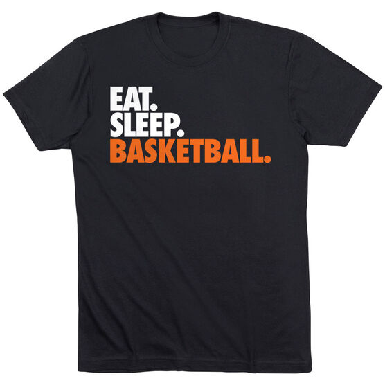 Basketball T-Shirt Short Sleeve Eat. Sleep. Basketball.