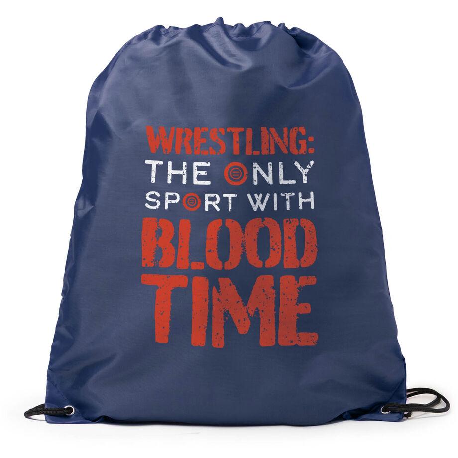 Wrestling Drawstring Backpack - Blood Time