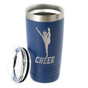 Cheerleading 20 oz. Double Insulated Tumbler - Cheer Silhouette