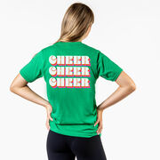 Cheerleading Short Sleeve T-Shirt - Retro Cheer (Back Design)