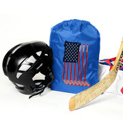 Hockey Sport Pack Cinch Sack - American Flag