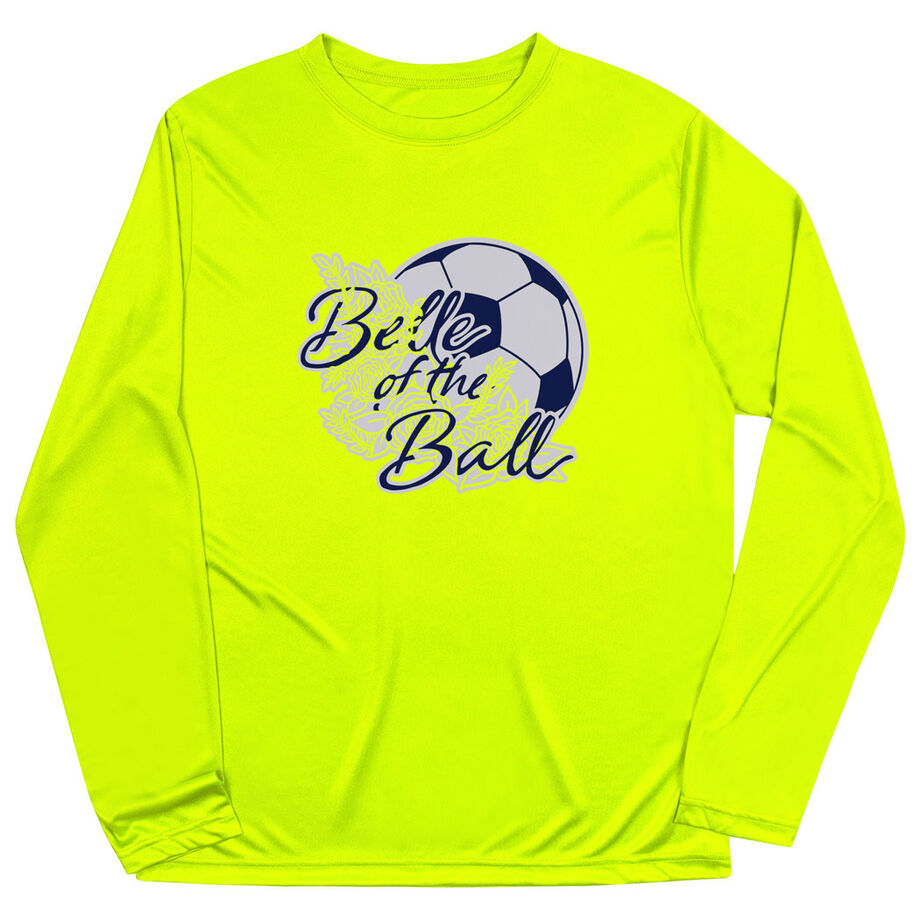Soccer Long Sleeve Performance Tee - Belle Of The Ball
