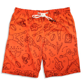 Football Swim Trunks - Iconic