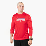 Hockey Long Sleeve Performance Tee - Hockey Dad Sticks
