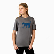 Hockey Short Sleeve Performance Tee - Rocky The Hockey Dog