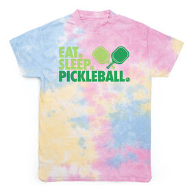 Pickleball Short Sleeve T-Shirt - Eat. Sleep. Pickleball Tie-Dye