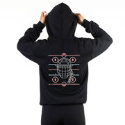 Hockey Hooded Sweatshirt - Game Time Girl (Back Design)