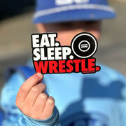 Wrestling Sticker - Eat Sleep Wrestle