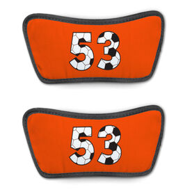 Soccer Repwell&reg; Sandal Straps - Custom Soccer Number