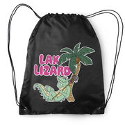 Guys Lacrosse Drawstring Backpack - Lax Lizard