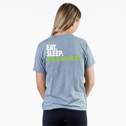 Field Hockey Short Sleeve T-Shirt - Eat. Sleep. Field Hockey. (Back Design)