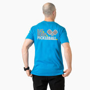 Pickleball Short Sleeve T-Shirt - Eat. Sleep. Pickleball (Back Design)