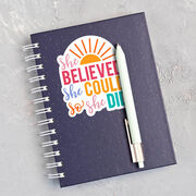 Motivational Sticker - She Believed She Could So She Did