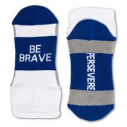 Socrates&reg; Woven Performance Sock Be Brave (Royal)