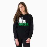 Soccer Tshirt Long Sleeve - Eat. Sleep. Soccer