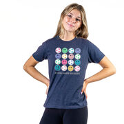 Soccer Short Sleeve T-Shirt - Soccer Makes Me Happy