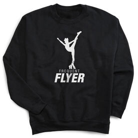 Cheerleading Crewneck Sweatshirt - Frequent Flyer