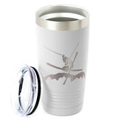 Skiing 20 oz. Double Insulated Tumbler - Male Silhouette