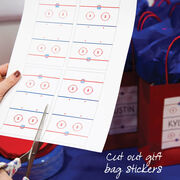 Hockey Goodie Bag Name Stickers (Free Download)