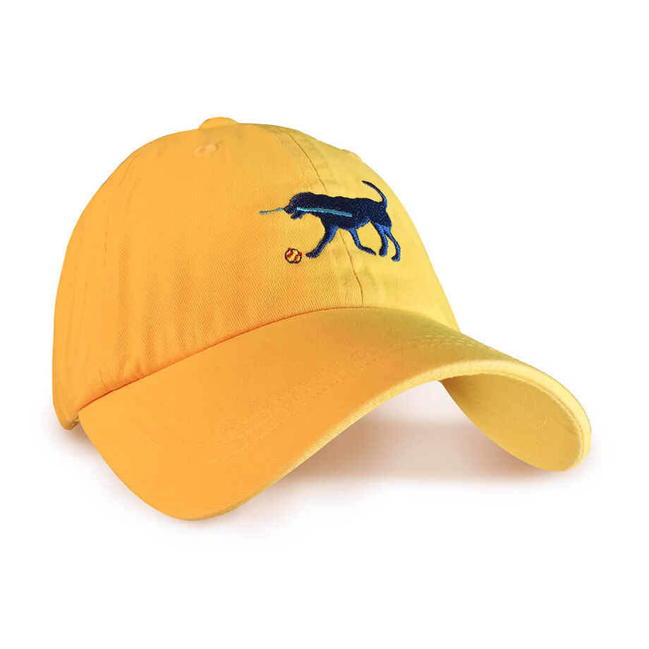 Softball Dog Hat - Soft Yellow