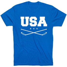 Hockey T-Shirt Short Sleeve - USA