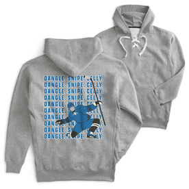 Hockey Sport Lace Sweatshirt - Dangle Snipe Celly Player