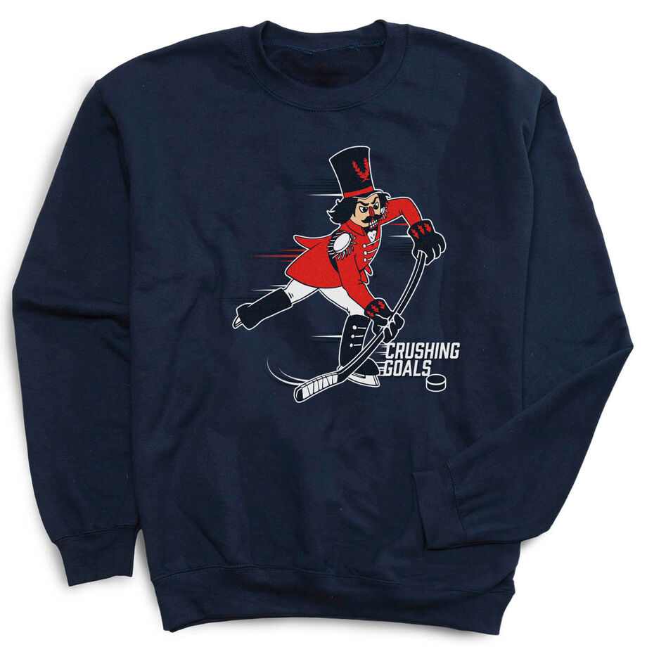 Hockey Crewneck Sweatshirt - Crushing Goals