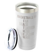 Basketball 20 oz. Double Insulated Tumbler - Basketball Father Words